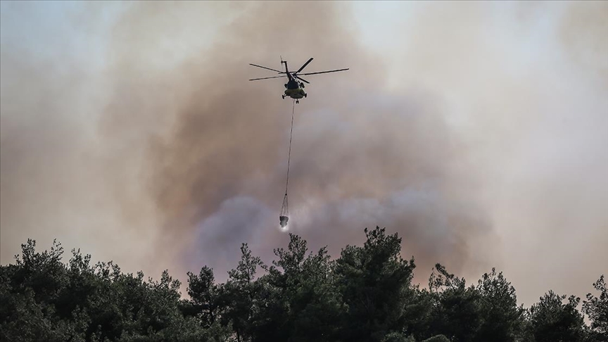 Türkiye’de orman yangınları nedeniyle 2 bin 619 kişi güvenli bölgelere alındı