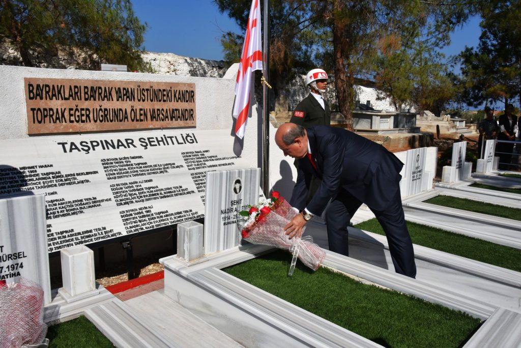 Taşpınar Şehitleri anıldı… Tatar: “İki devletli siyaset en doğru siyasettir”
