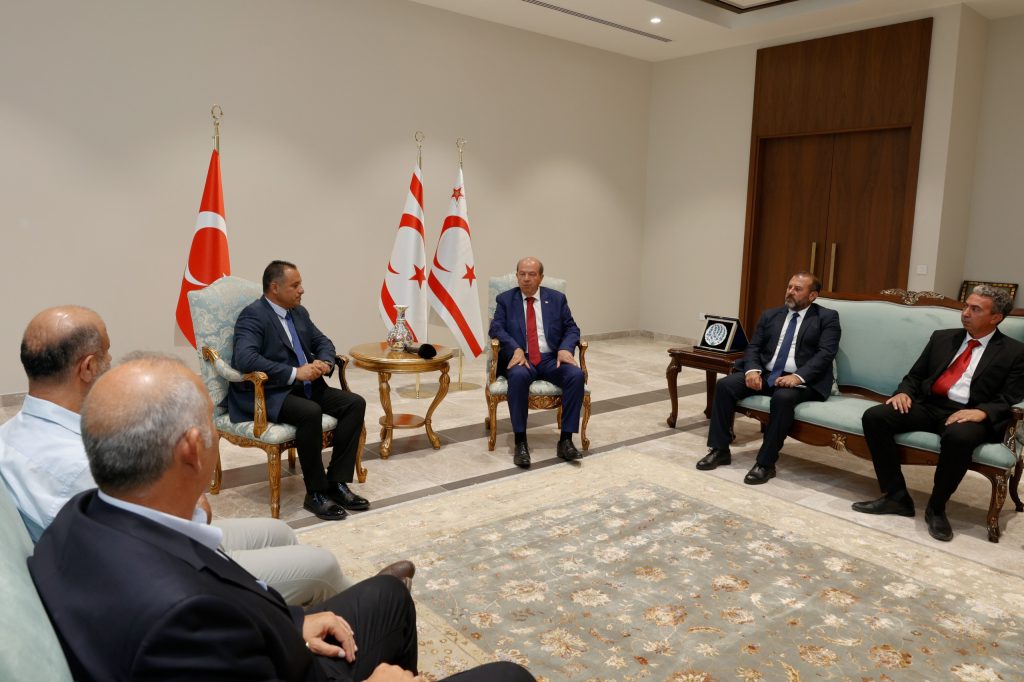 KTSYD Yönetim Kurulu, Cumhurbaşkanı Tatar’ı ziyaret etti