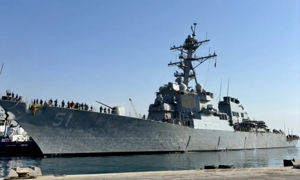 USS Arleigh Burke kruvazörü yine Güney Kıbrıs’ta