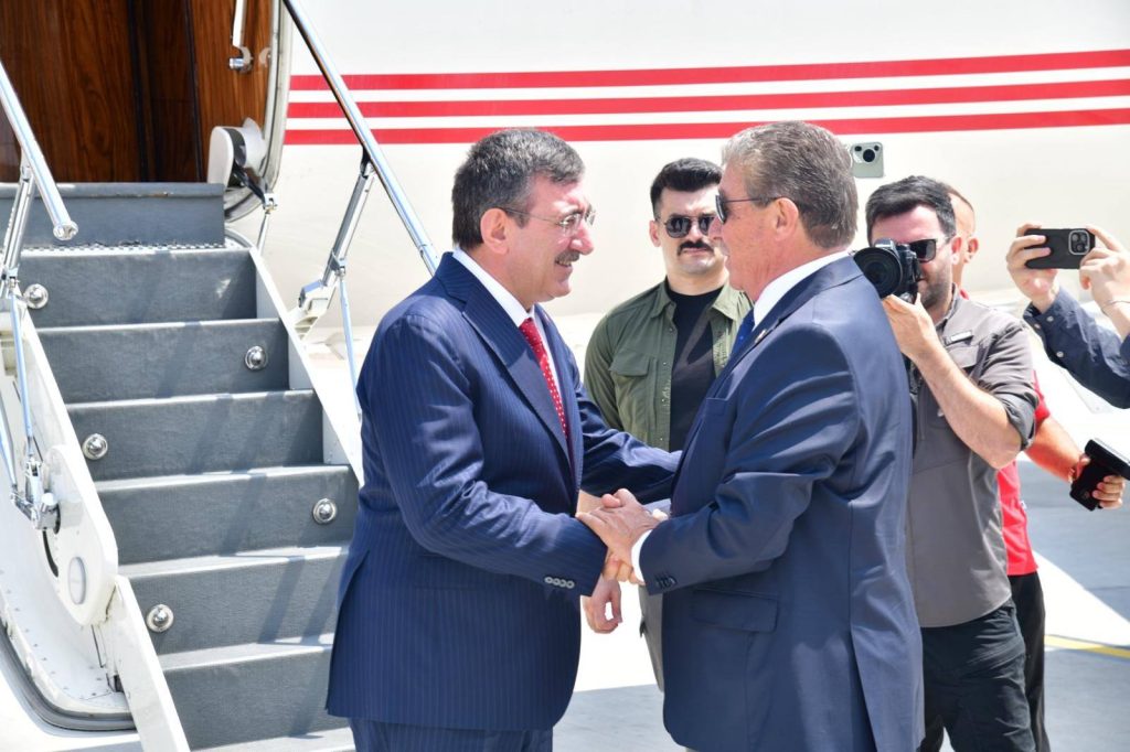 Türkiye Cumhuriyeti Cumhurbaşkanı Yardımcısı Yılmaz KKTC’ye geldi