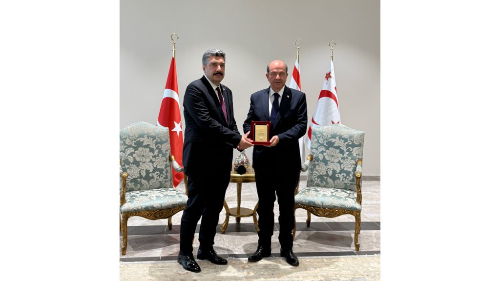 Cumhurbaşkanı Tatar, HAVELSAN yetkililerini kabul etti