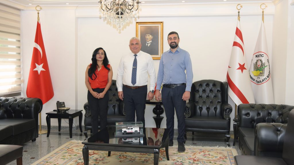 İş Sağlığı ve Güvenliği Uzmanları Birliği’nden Sivil Savunma Teşkilatı Başkanı Karaca’ya ziyaret