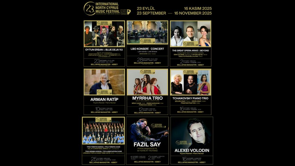23. Uluslararası Kuzey Kıbrıs Müzik Festivali başlıyor