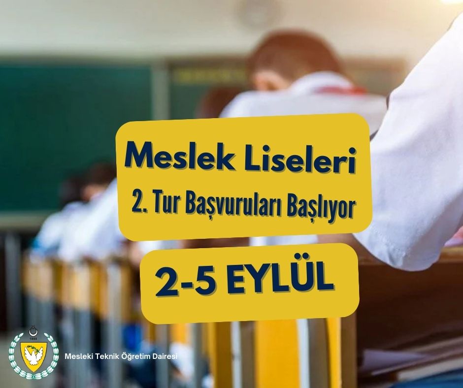 Meslek Liseleri için ikinci tur başvurular yarın başlıyor