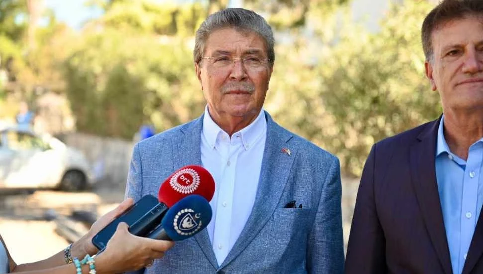 Üstel, Lapta Huzurevi ve Gençlik Kampı Yolunda inceleme yaptı: Bölgeye güvenli bir ulaşım imkanı sağlanacak