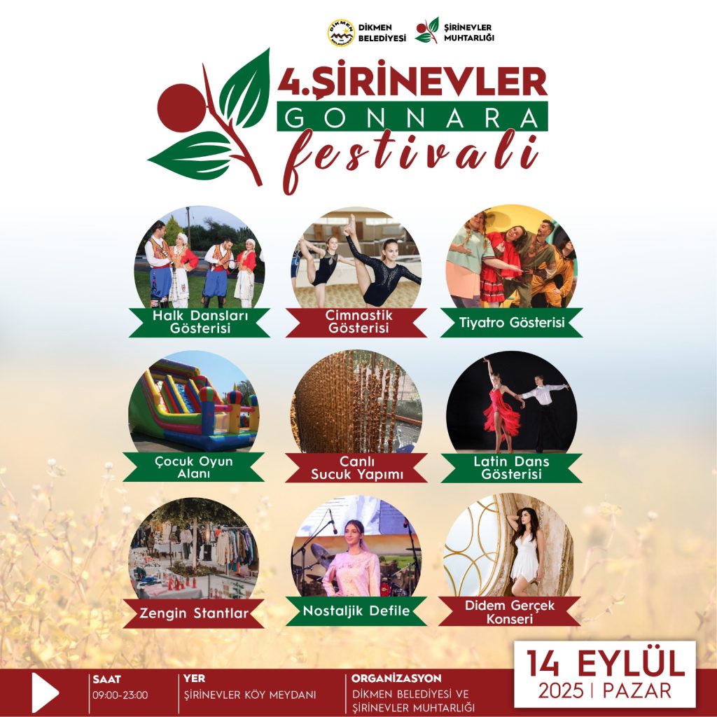 4. Şirinevler Gonnara Festivali 14 Eylül’de yapılıyor