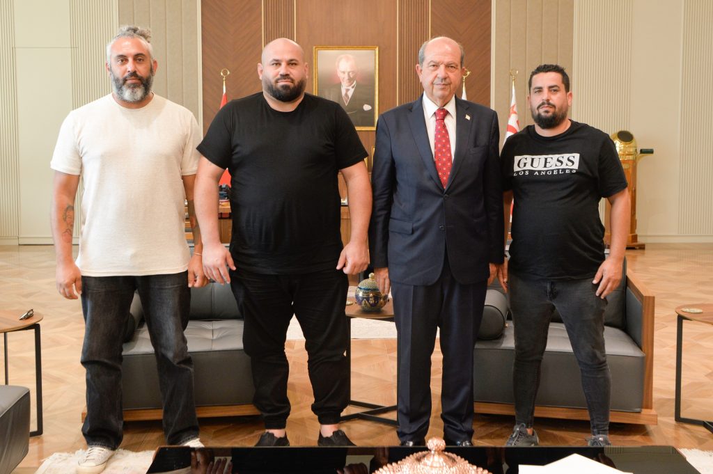 Cumhurbaşkanı Tatar, Mesarya Spor Kulübü Başkanı ve Yönetim Kurulu’nu kabul etti