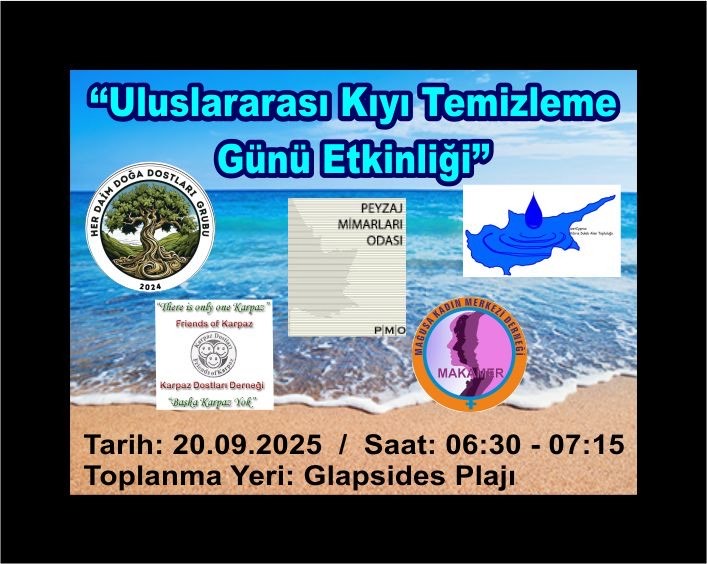 Mağusa’da, Uluslararası Kıyı Temizleme Günü etkinliği yapılıyor