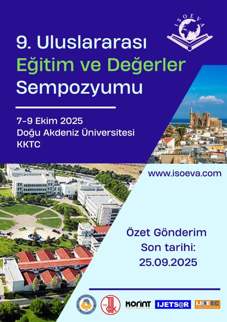 9. Uluslararası Eğitim ve Değerler Sempozyumu düzenlenecek