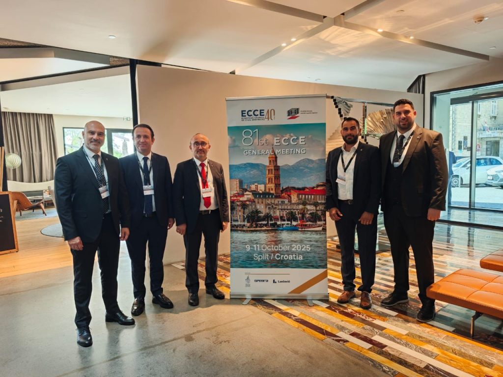 İnşaat Mühendisleri Odası, Avrupa İnşaat Mühendisleri Konseyi toplantısına katıldı