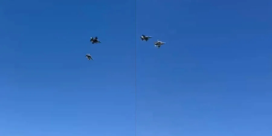 Yunan Hava Kuvvetlerine bağlı F-16’lar Lefkoşa üzerinde uçuş yaptı