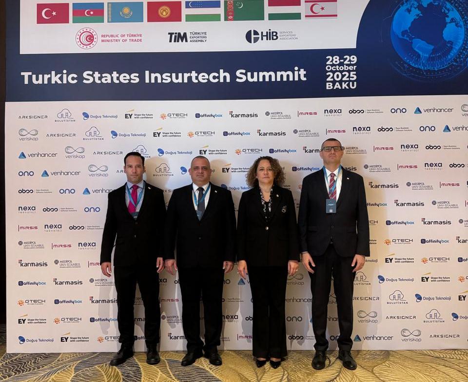 KKTC, Bakü’de düzenlenen Türk Devletleri InsurTech Zirvesi’nde Maliye Bakanlığı tarafından temsil edildi