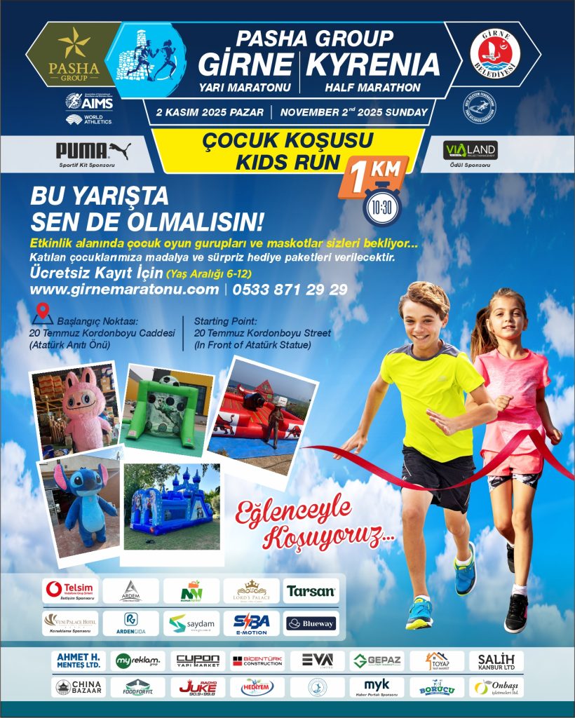 Girne’de pazar gün maraton ve baklava festivali var