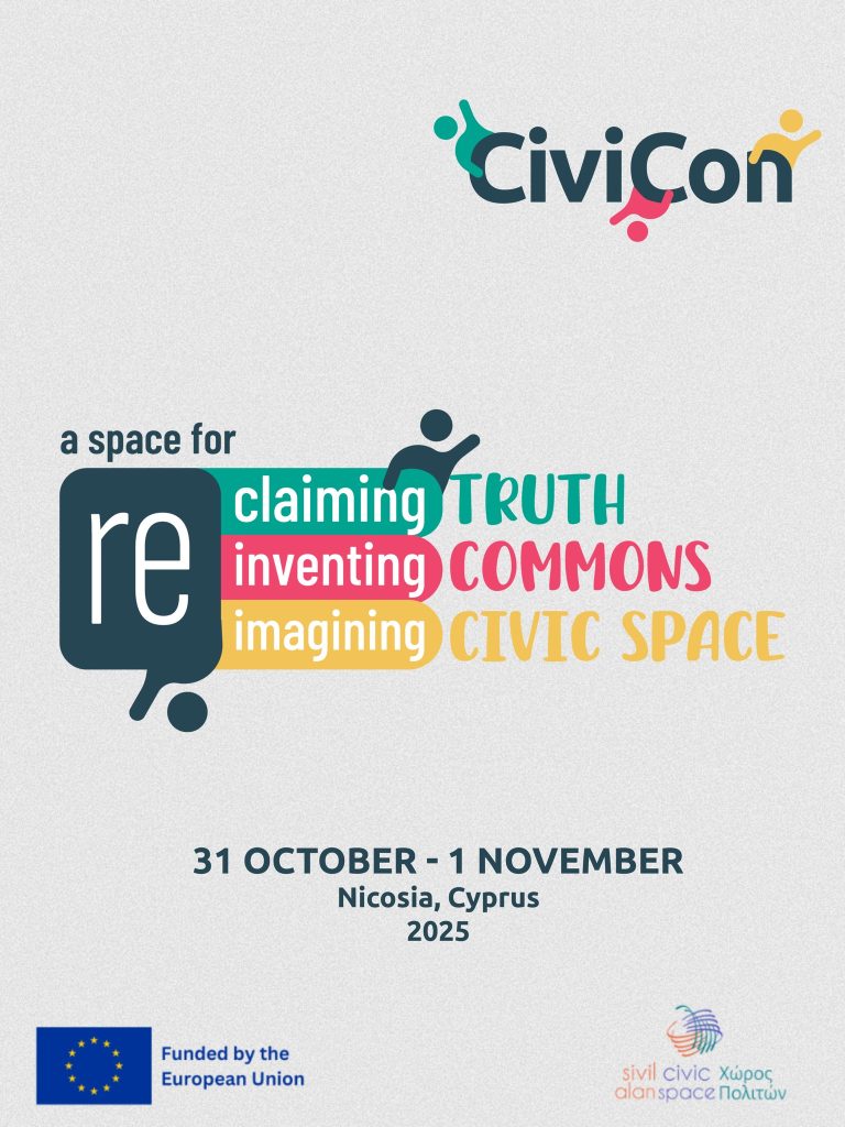 “CiviCon Sivil Toplum Konferansı” cuma günü Lefkoşa’da başlıyor