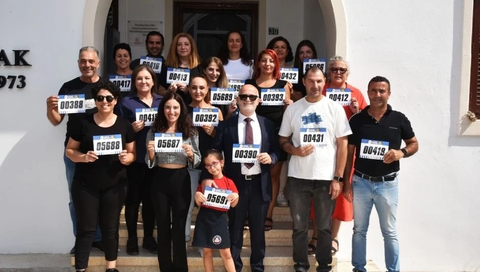 TAK personeli Kahve Dünyası Lefkoşa Maratonu’na kayıt yaptı
