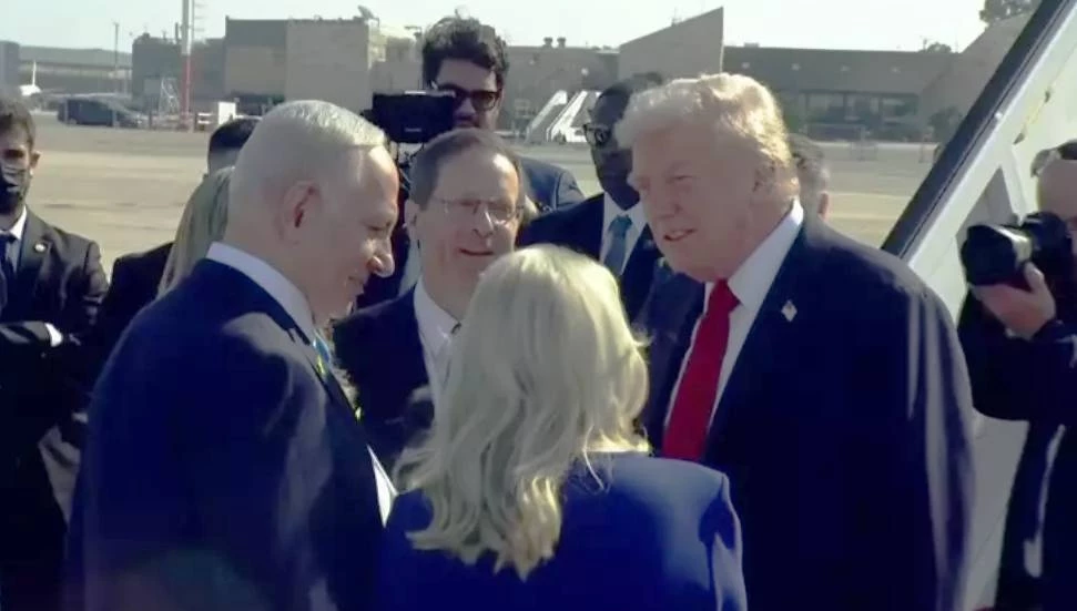 ABD Başkanı Trump İsrail’de: Havalimanında Netanyahu karşıladı