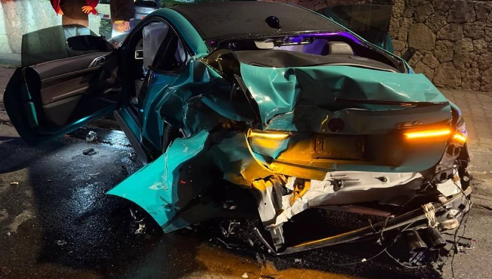 Lapta’da zincirleme trafik kazası: 1’i alkollü 3 sürücüye yasl işlem