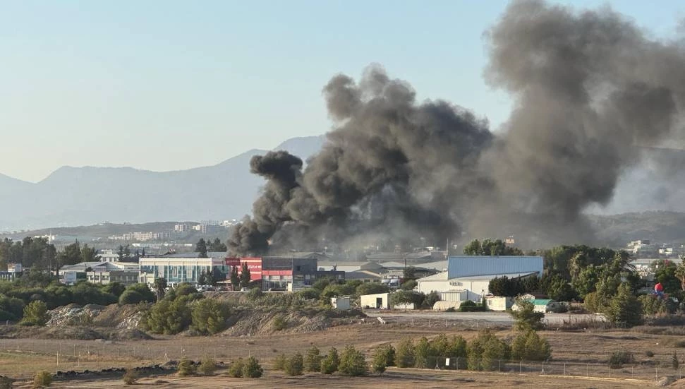 Haspolat ve Mallıdağ’da yangın!