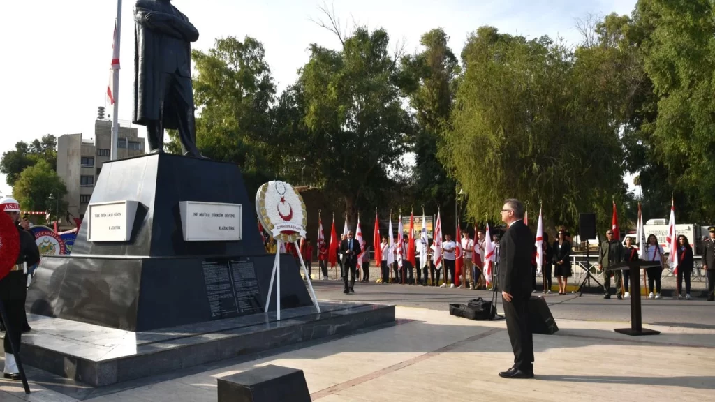 Türkiye Cumhuriyeti’nin kurucusu Ulu Önder Atatürk, vefatının 87’nci yılında törenlerle anıldı