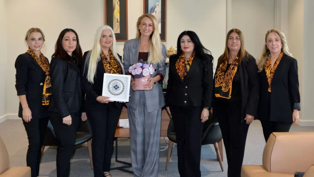 Cumhurbaşkanı Erhürman’ın eşi Nilden Bektaş Erhürman, girişimci kadınlarla görüştü