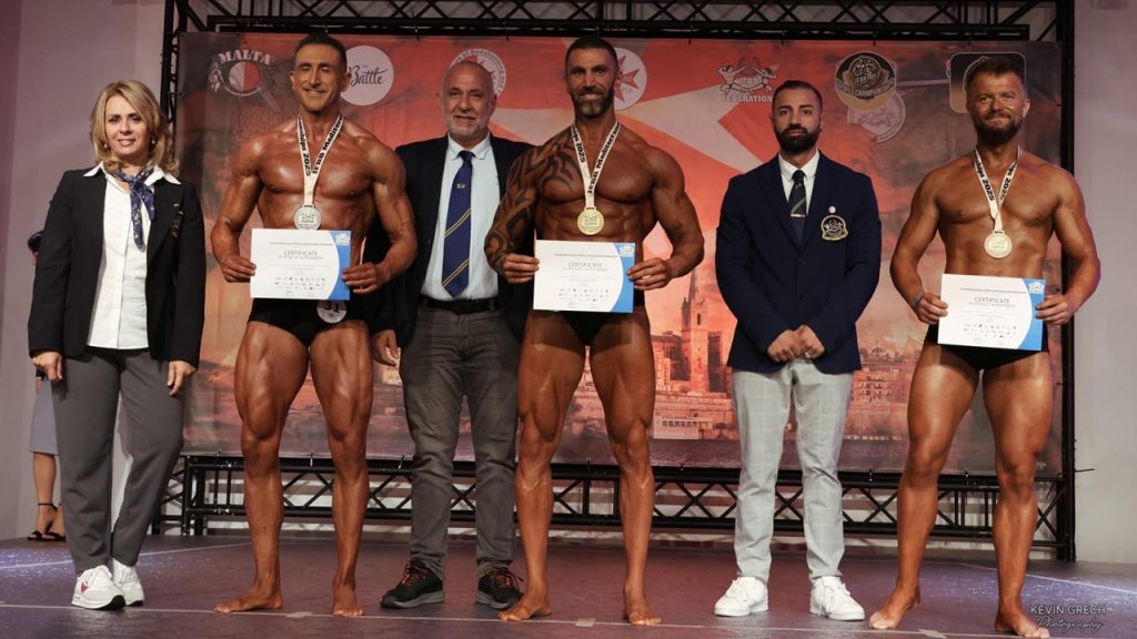 Tarık Mustafa’dan Malta’da İFBB Akdeniz Şampiyonası’nda çifte şampiyonluk