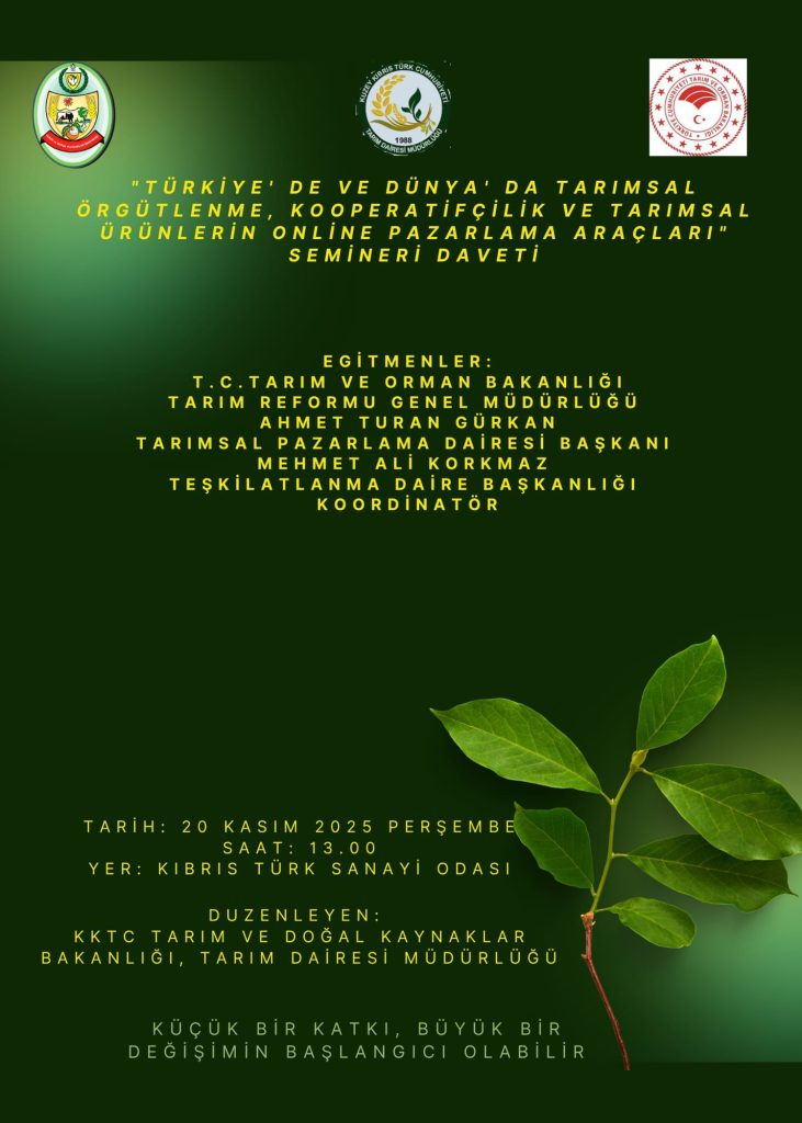 Tarımsal örgütlenme, kooperatifçilik ve tarımsal ürünleri online pazarlama araçlarıyla ilgili eğitim