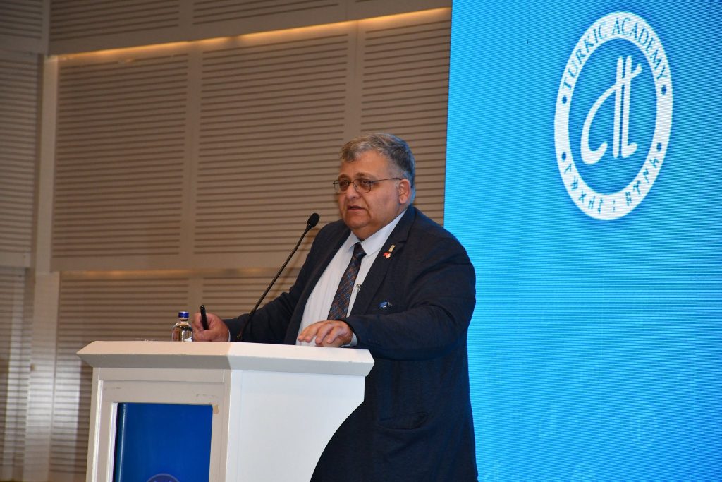 EVKAF Genel Müdürü Tümer Ankara’da düzenlenen Türk Akademisinin 15. kuruluş yıldönümü törenine katıldı