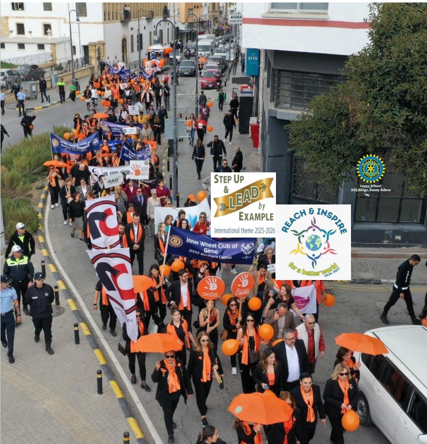 “25 Kasım Kadına ve Kız Çocuklarına Yönelik Şiddete Son” temasıyla Lefkoşa’da yürüyüş düzenlendi