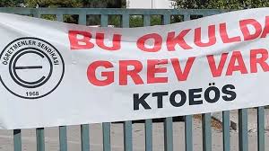 KTOEÖS bugün tüm orta dereceli okullarda grevde!