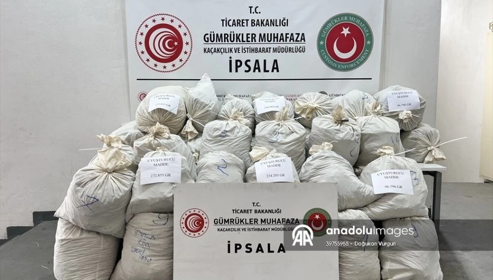 Türkiye’nin İpsala Sınır Kapısı’nda, 2 ayda 503 kilogram uyuşturucu ele geçirildi
