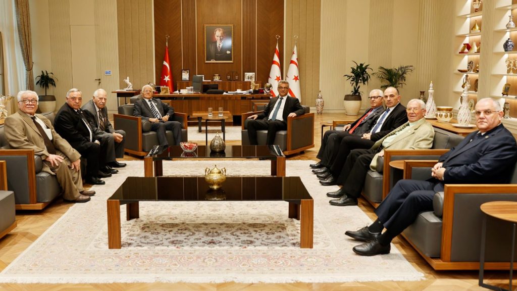 Cumhurbaşkanı Tufan Erhürman, Muharip Dernek Başkanlarını kabul etti