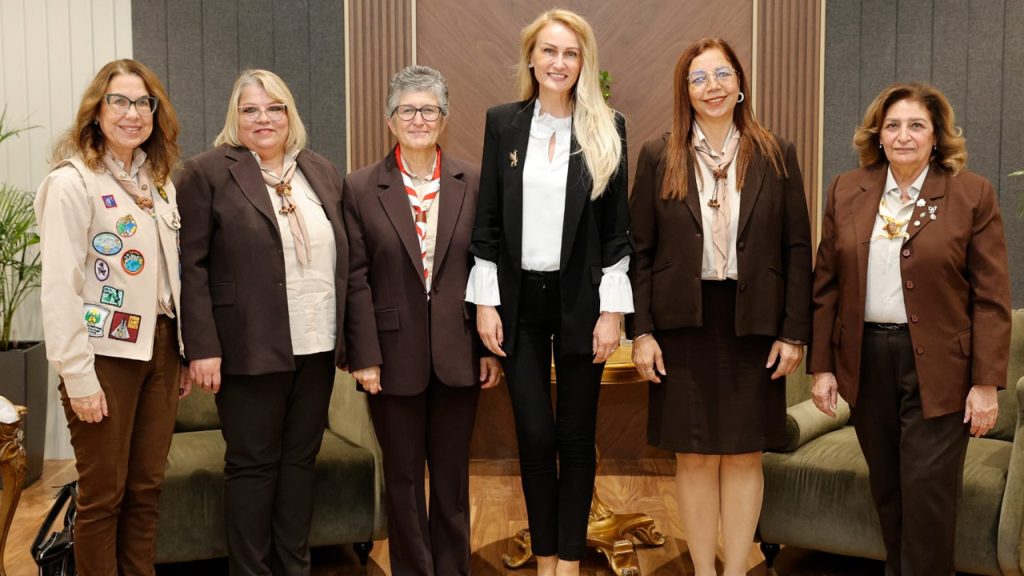 Nilden Bektaş Erhürman, Kıbrıs Türk İzci Örgütü Derneği heyeti ile görüştü