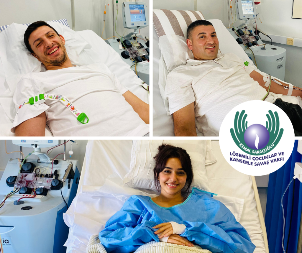 Aspur Yükselir, Ali Solelgil ve Hasret Altunbıçak bağışlarıyla üç hastaya umut oldu