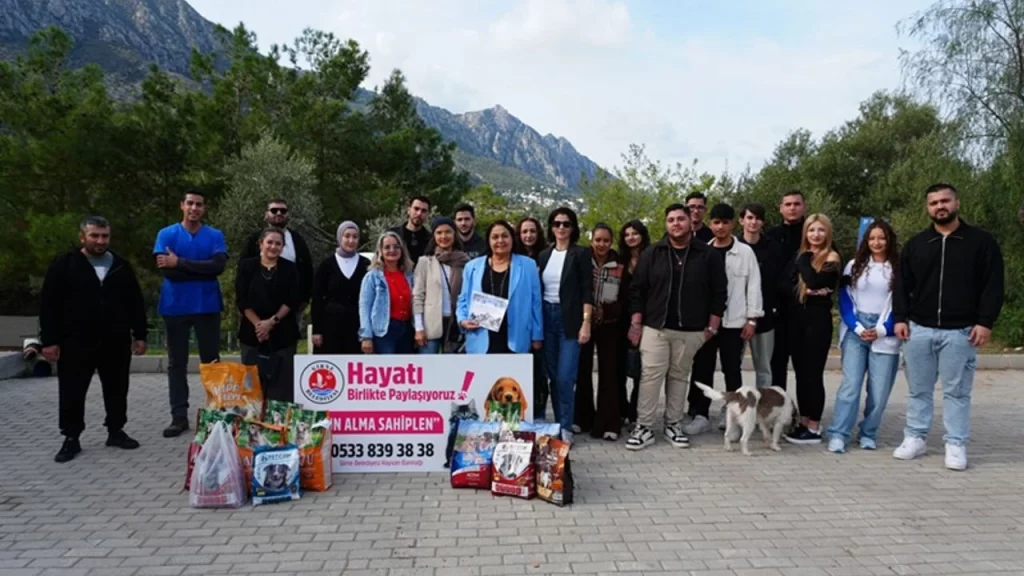 GAÜ İletişim Fakültesi’nden Girne Belediyesi Hayvan Barınağı ve Rehabilitasyon Merkezi’ne ziyaret