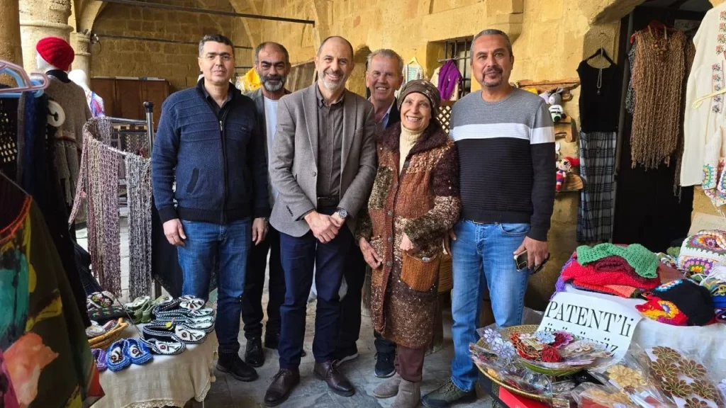 HP yetkililerinin Lefkoşa Arasta’ya yeni yıl ziyareti