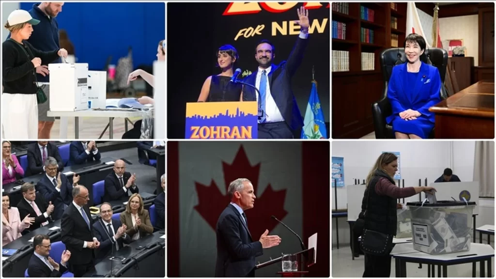 2025’teki seçimler dünyada siyasi manzarayı yeniden şekillendirirken, ilklere de sahne oldu
