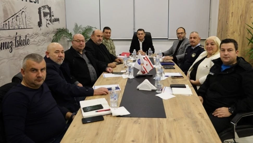 İskele Emniyet Kurulu taşkın riski için toplandı