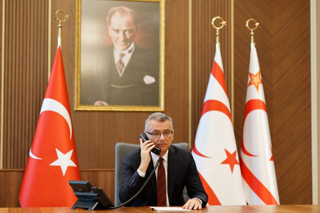 Cumhurbaşkanı Erhürman, Stephen Doughty ile telefonda görüştü