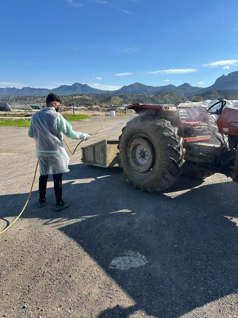Çatalköy-Esentepe Belediyesi’nden şap hastalığına karşı üst düzey önlem