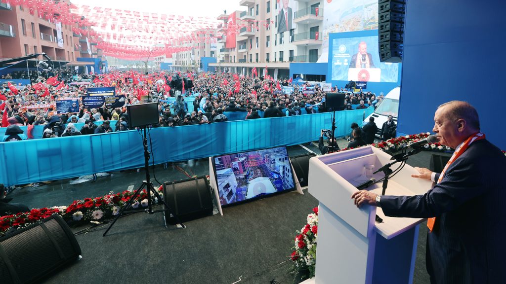 Türkiye Cumhurbaşkanı Erdoğan, Hatay’da 455 bininci afet konutu teslim töreninde konuştu