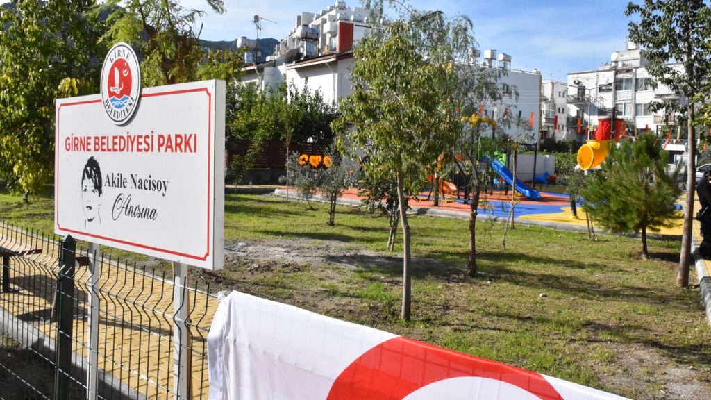 Akile Nacisoy’un anısı Girne’de açılan engelli dostu oyun parkında yaşatılacak