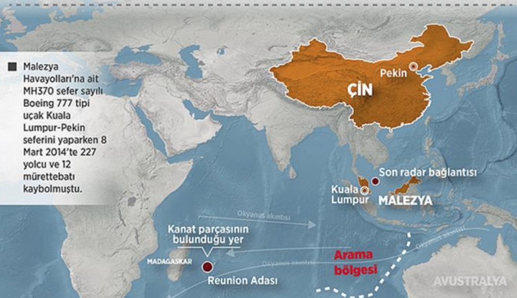 Malezya, 11 yıldır kayıp olan uçak için Hint Okyanusu’nda yeniden arama çalışmalarına başladı