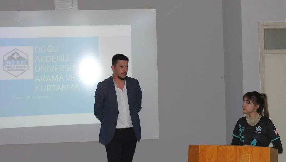 DAÜ’de depreme yönelik uygulamalı farkındalık eğitimi düzenlendi