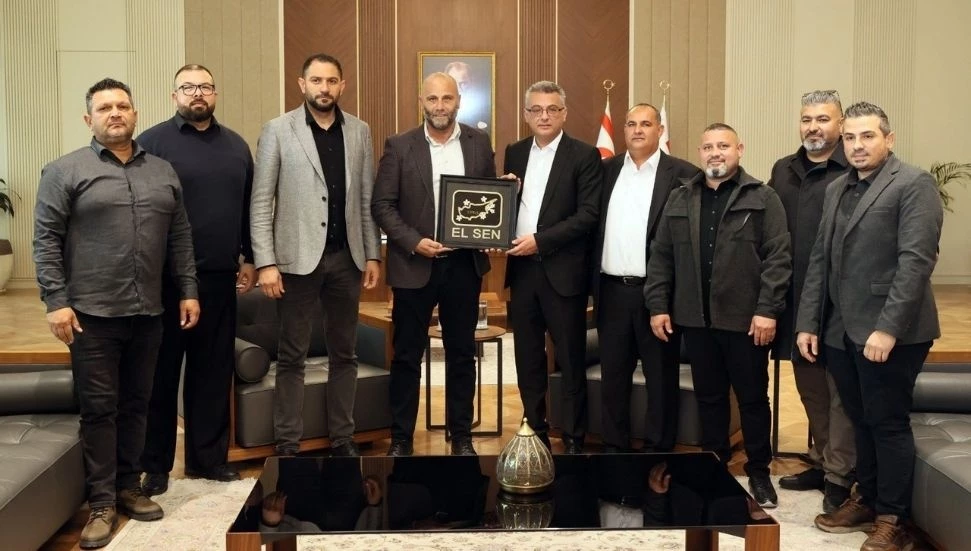 EL-SEN’den Cumhurbaşkanı Tufan Erhürman’a ziyaret: “Yolsuzluk ve yönetim krizine” dikkat çekildi