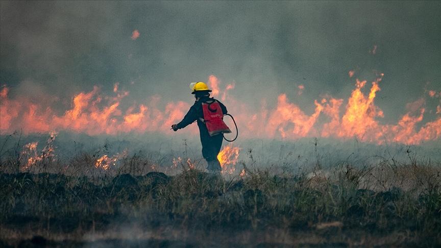 Arjantin’deki orman yangınlarında yaklaşık 12 bin hektarlık alan kül oldu