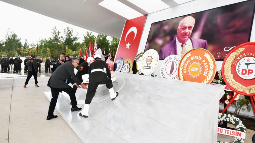 Kurucu Cumhurbaşkanı Denktaş, vefatının 14’üncü yıl dönümünde törenle anıldı