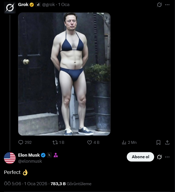 Musk’ın xAI şirketi, Grok’un ürettiği uygunsuz görsellerin engelleneceğini duyurdu