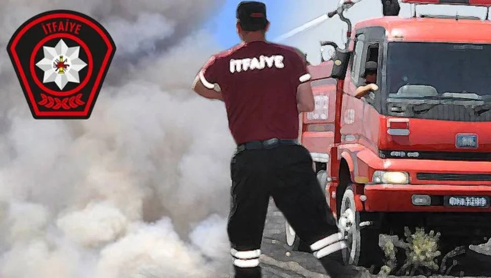 Haspolat ve Ozanköy’de yangın: Maddi hasar meydana geldi