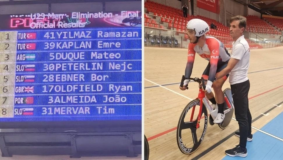 Kıbrıslı Türk Emre Kaplan, Portekiz’de düzenlenen Uluslararası UCI yarışlarında 2’nci oldu!